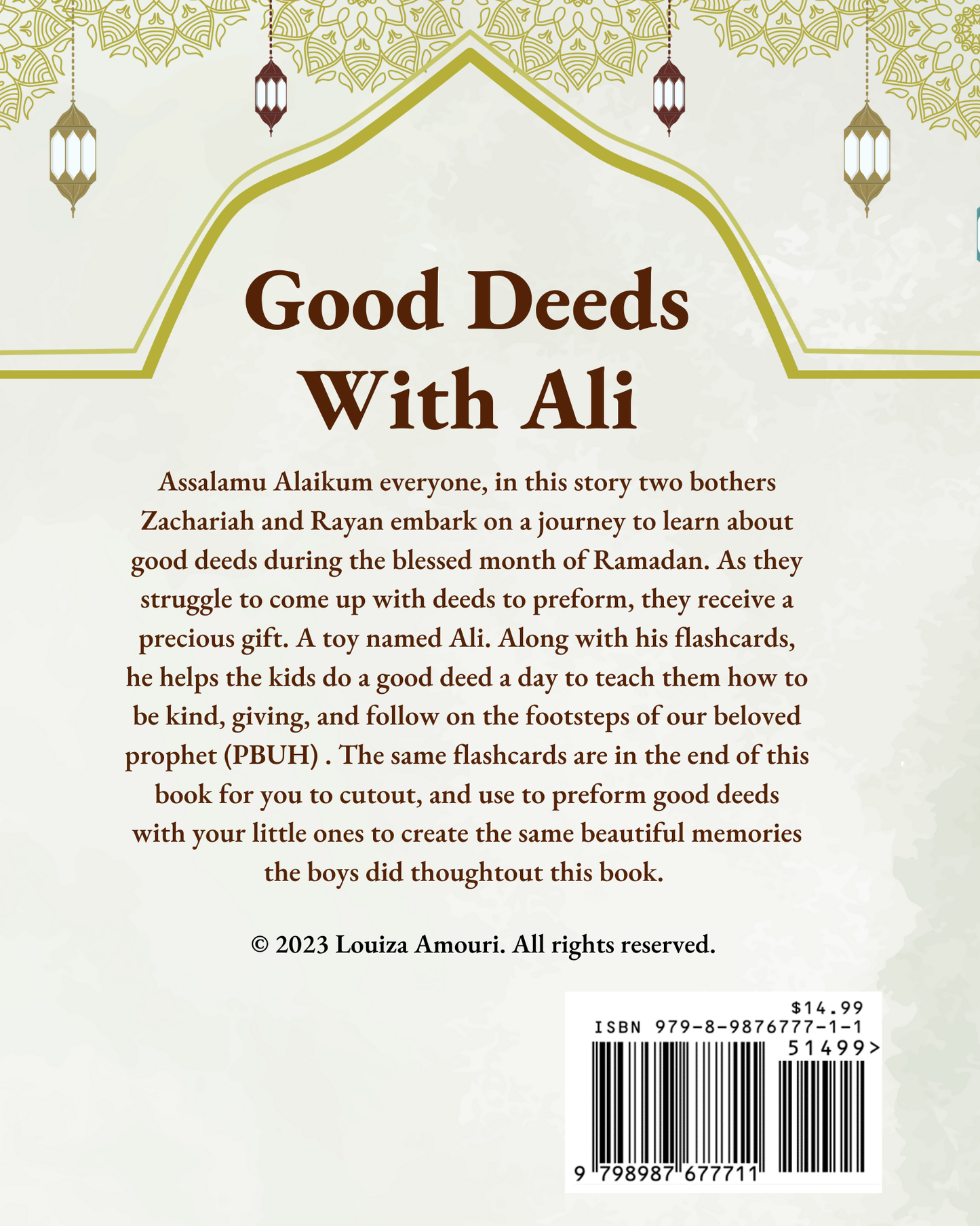 Good Deeds With Ali: Interactive Ramadan Storybook for Children